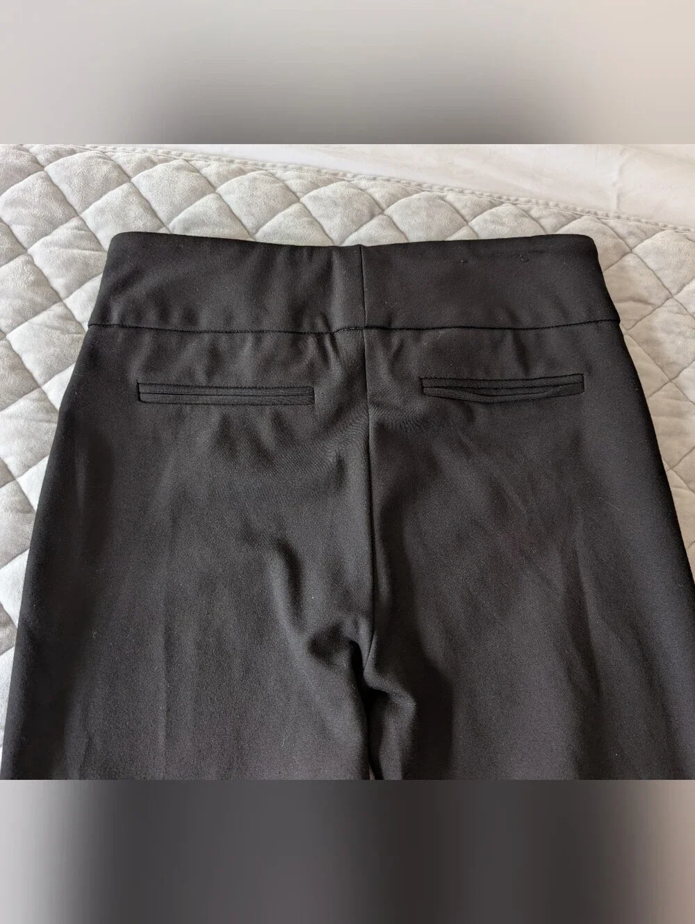 NEW Dalia Slim Straight Pull On Pants, Black, Size Small